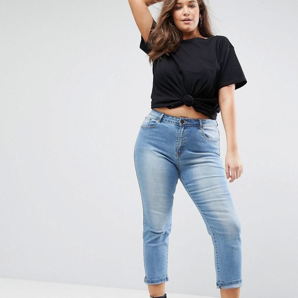 high waisted plus size jeans